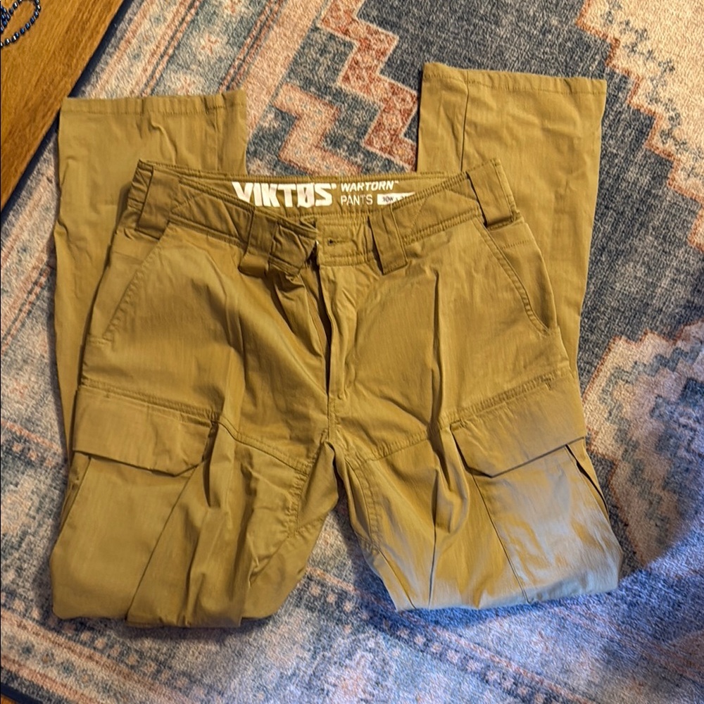 Viktos wartorn pants, tactical cargo pants, coyote tan, 30x32, waist 31.5-32”